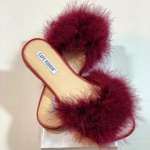 Cape Robbin Women's Sandal-1 Burgundy Sandals